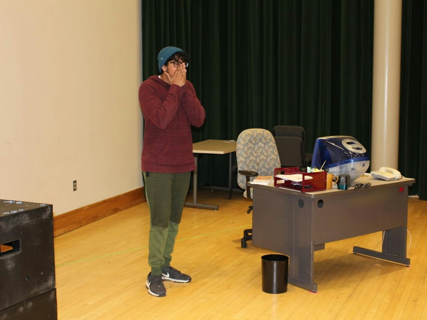 Kenan Theatre Company's upcoming production, "Indeed, friend!" which runs from Feb. 27 through March 2, revolves around the work of students in the office of an undergraduate literary magazine, set in the 2001-2002 academic year. Photo courtesy of Hannah Wittington. 
