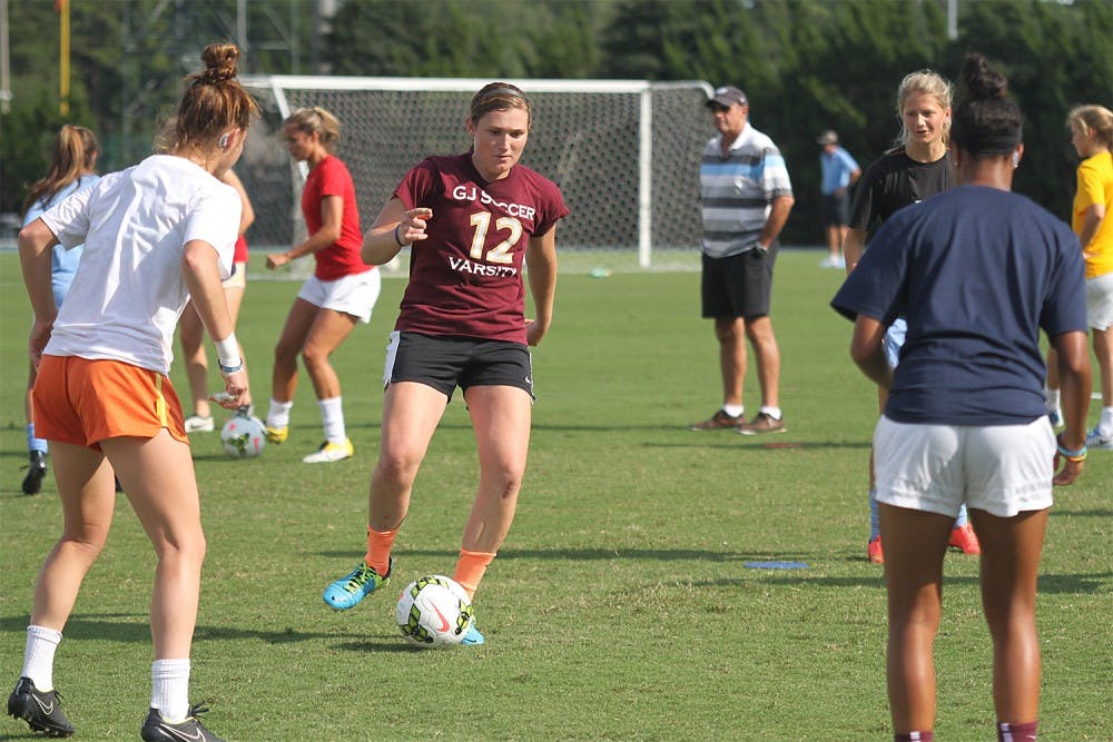 An injury has limited freshman midfielder Jessie Scarpa's time on the field, but she has been an active member of the team. "I kind of forgot what soccer was like for a bit, but I don't feel like I've missed a beat," she said.