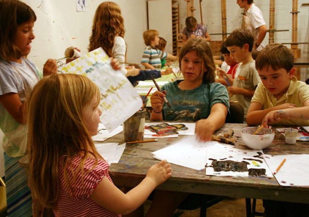 The Carrboro ArtsCenter held an all-day arts mini-camp for children. DTH/Laura Melosh