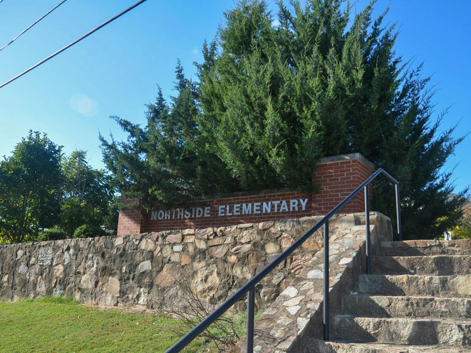 Northside Elementary School stands on Oct. 17, 2021.&nbsp;
