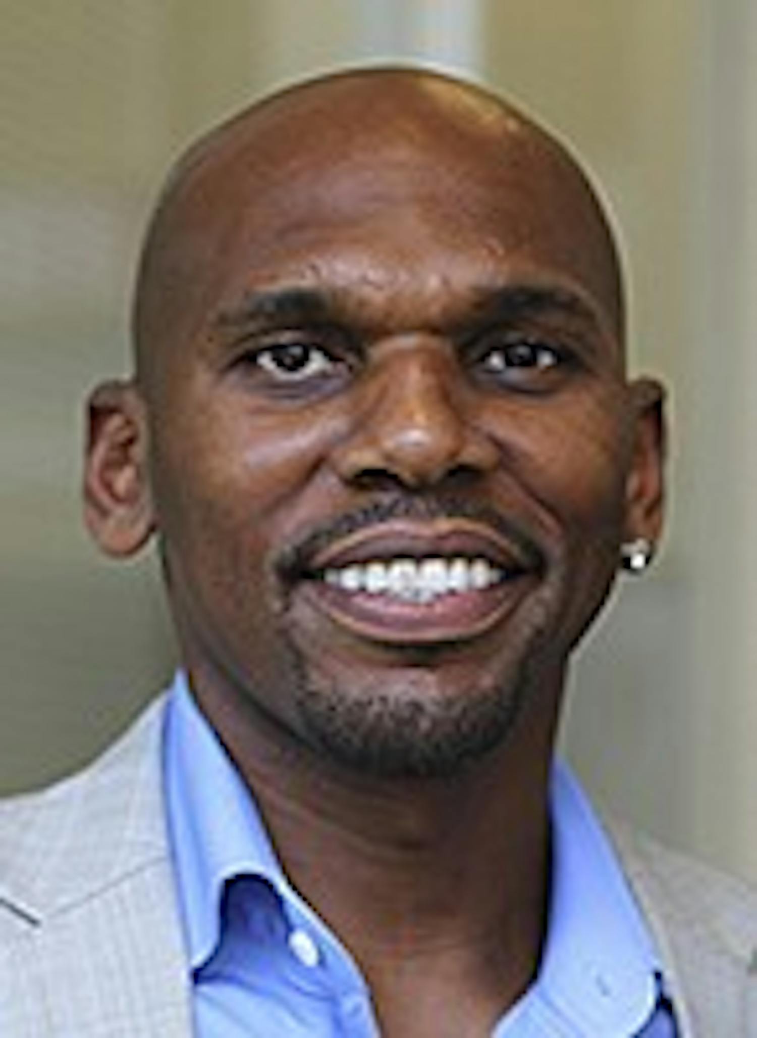 Jerry Stackhouse (left), former UNC and retired professional basketball player visited the School of Journalism and Mass Communications on Wednesday afternoon. 