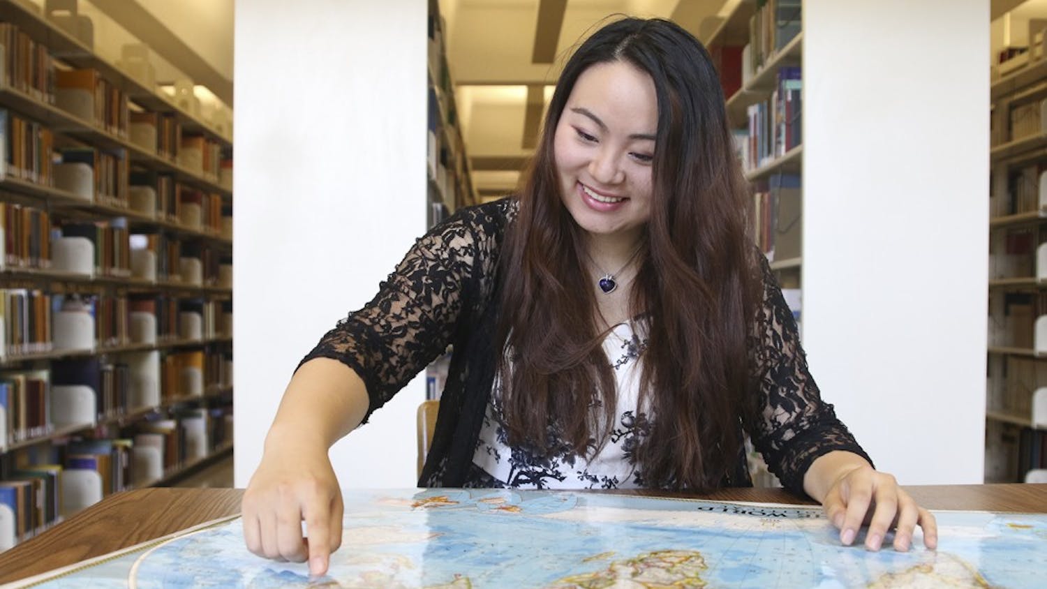 Sophie Niu, a junior international student from Shenzhen, China, is the president of Chinese Students and Scholars.