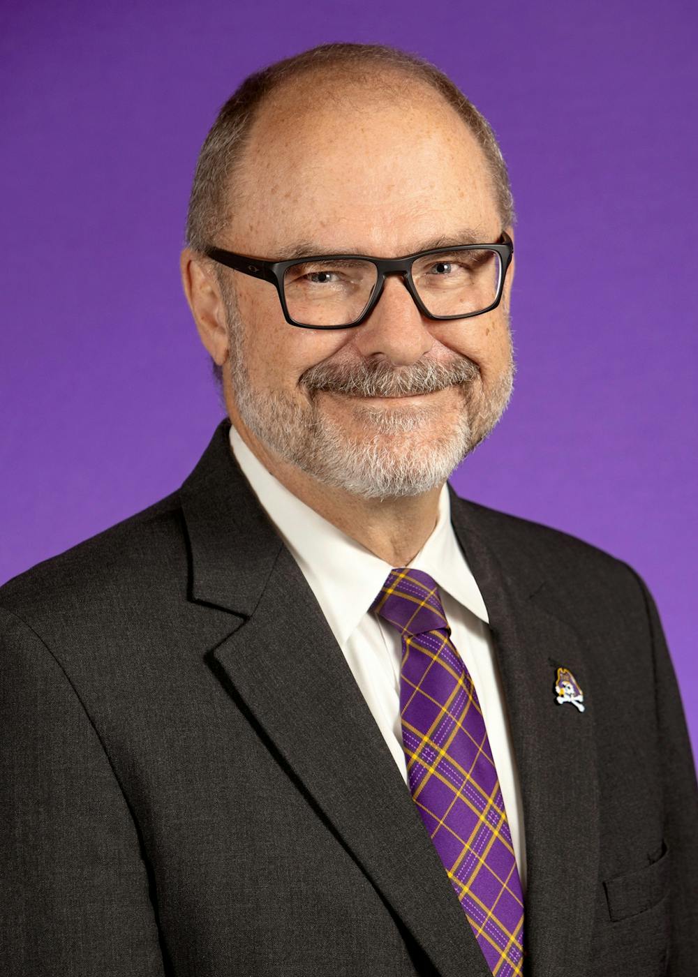 Ron Mitchelson will serve as the new interim chancellor of East Carolina University. He has been acting chancellor since Saturday. Photo courtesy of Josh Ellis, UNC System. 