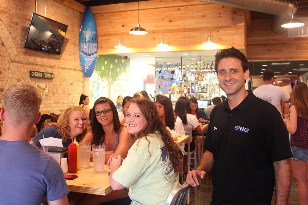 When&nbsp;Sup Dogs on Franklin Street opened, owner Bret Oliverio welcomed new patrons as they came in the door.