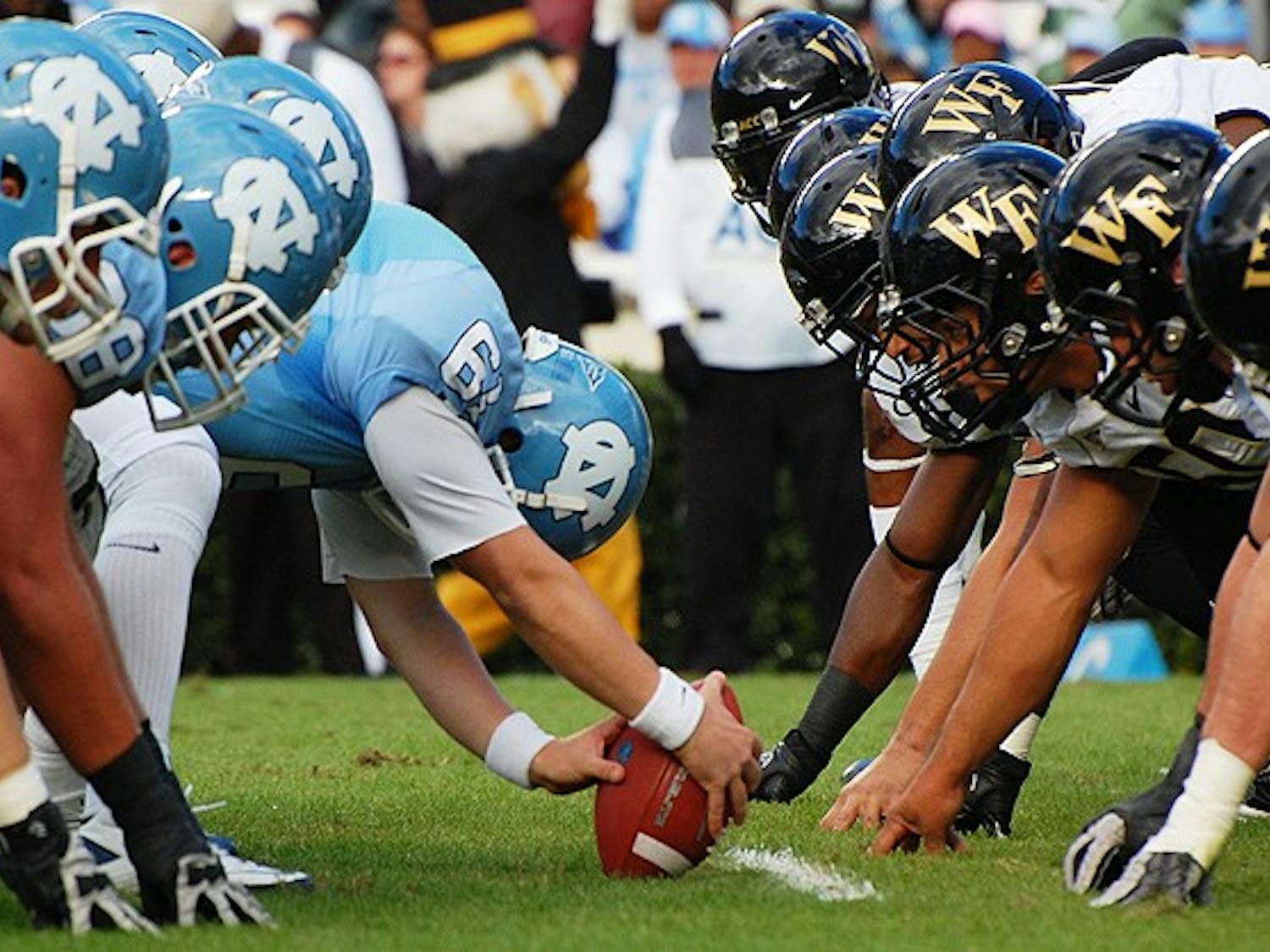 UNC football homecoming game vs. Wake Forest