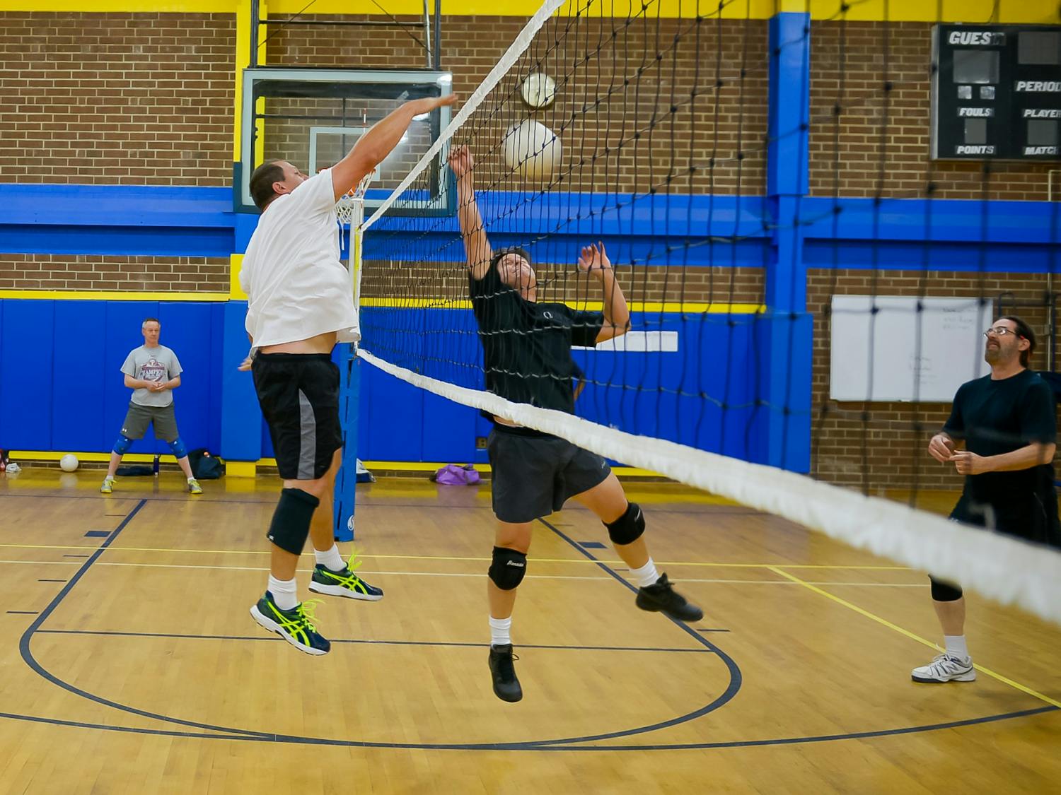 Carrboro's drop-in volleyball program. Photo courtesy of Scott Scala. 