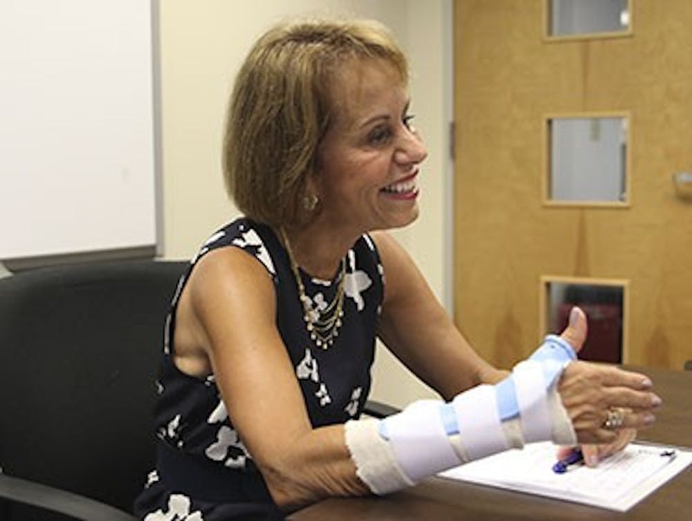 UNC Chancellor Carol Folt visited Stockholm, Sweden exactly one year ago on September 28, 2015.