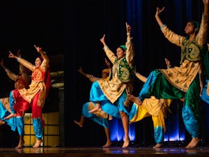 The Bhangra Elite perform at the UNC Diwali Night on Oct. 29. The Bhangra Elite strive to promote and educate the UNC dance community on Punjabi culture through high-energy and traditional dance.