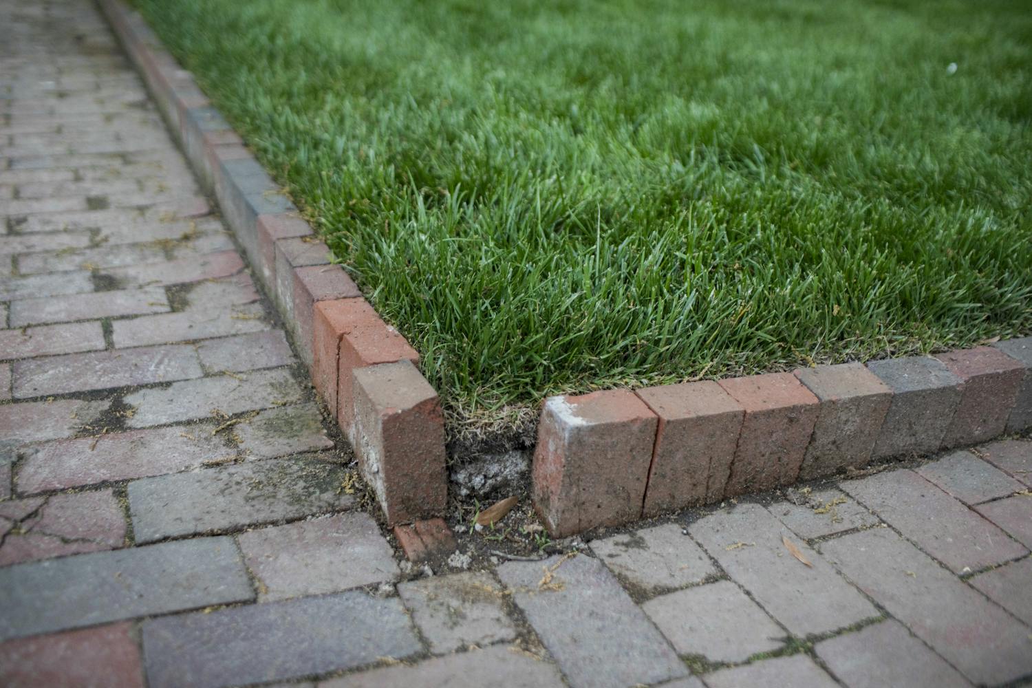 UNC seniors have a habit of stealing bricks from around campus at the end of the year to keep as souvenirs.