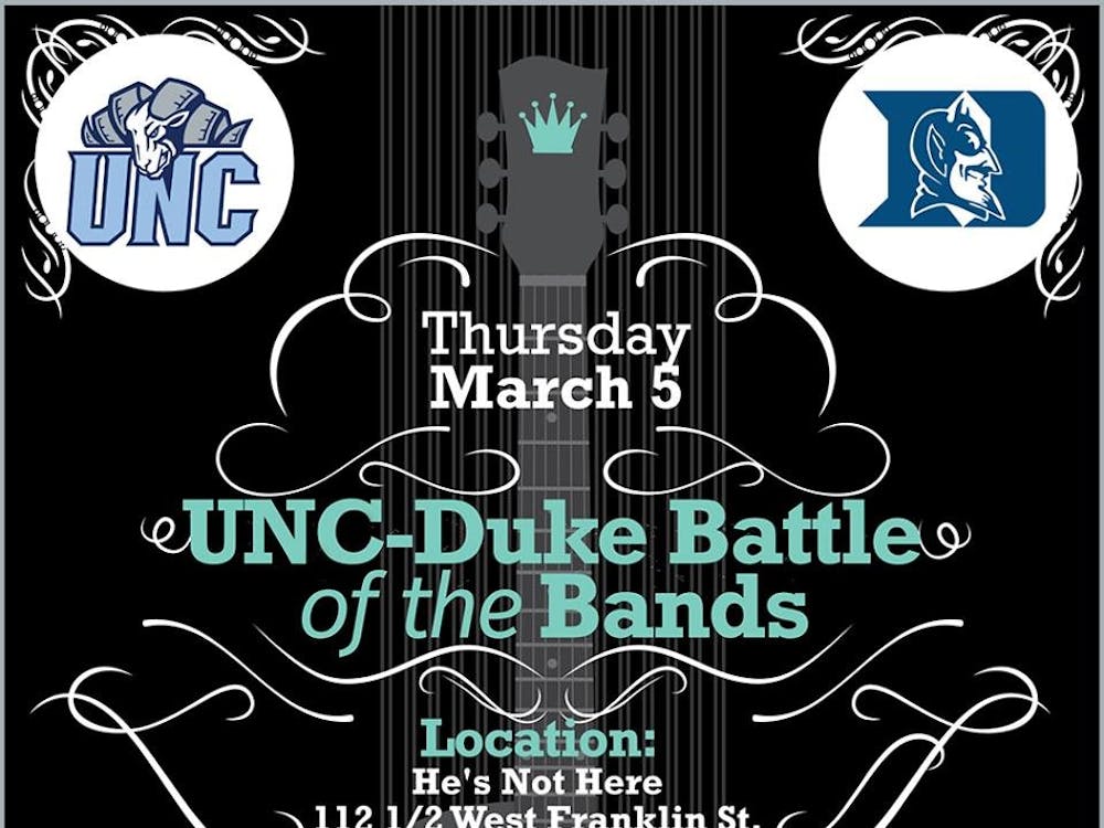 UNC and Duke University battle with music at He's Not HerePhoto courtesy of Zack Bolak