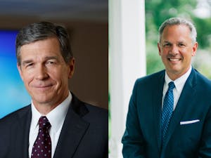 Incumbent Democrat Roy Cooper (left) and Republican Dan Forest (right) are the candidates for N.C. Governor. Photos courtesy of Cooper and Forest.