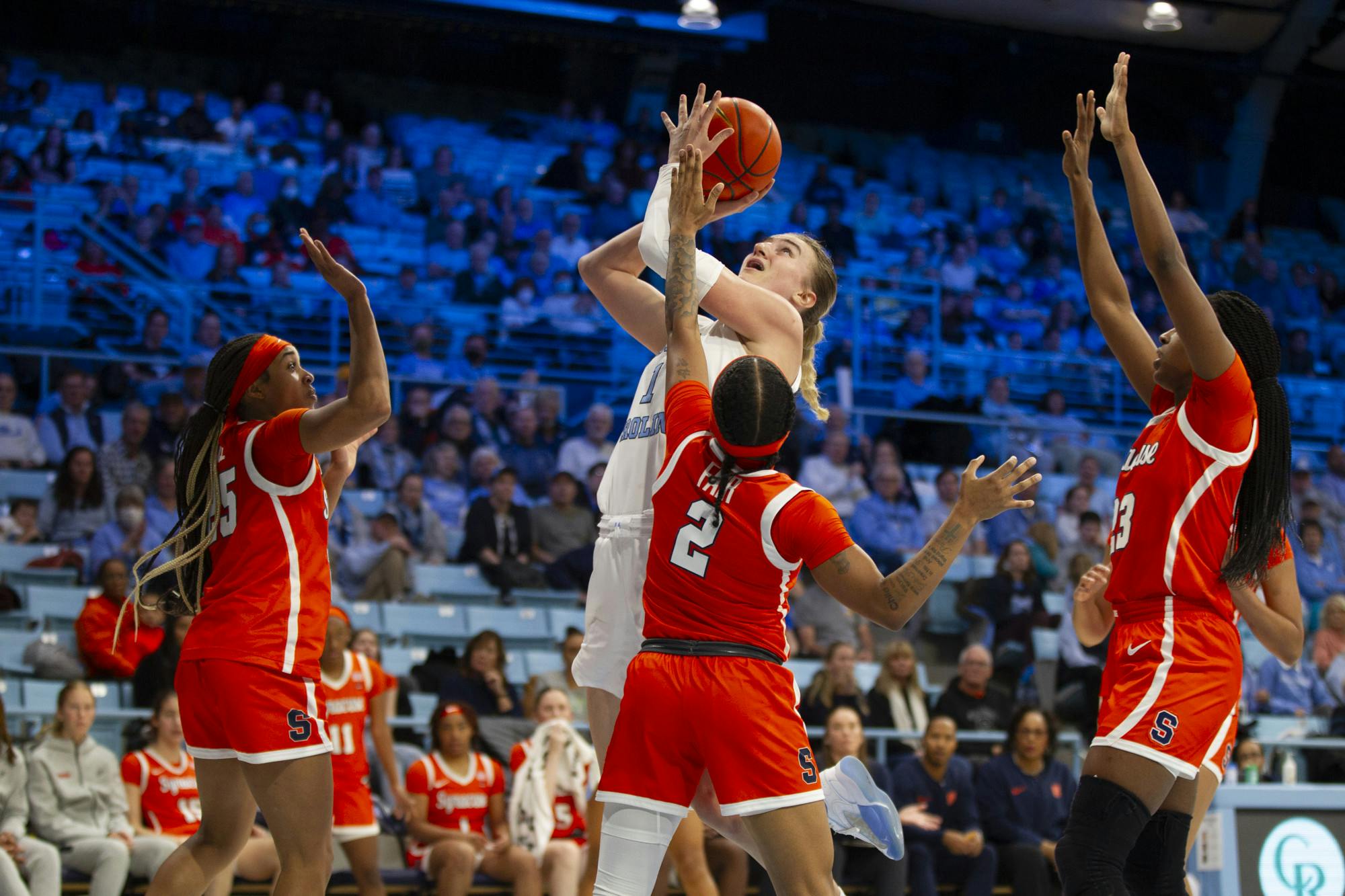 Alyssa Ustby's Triple-double Leads UNC Women's Basketball To Win Over ...