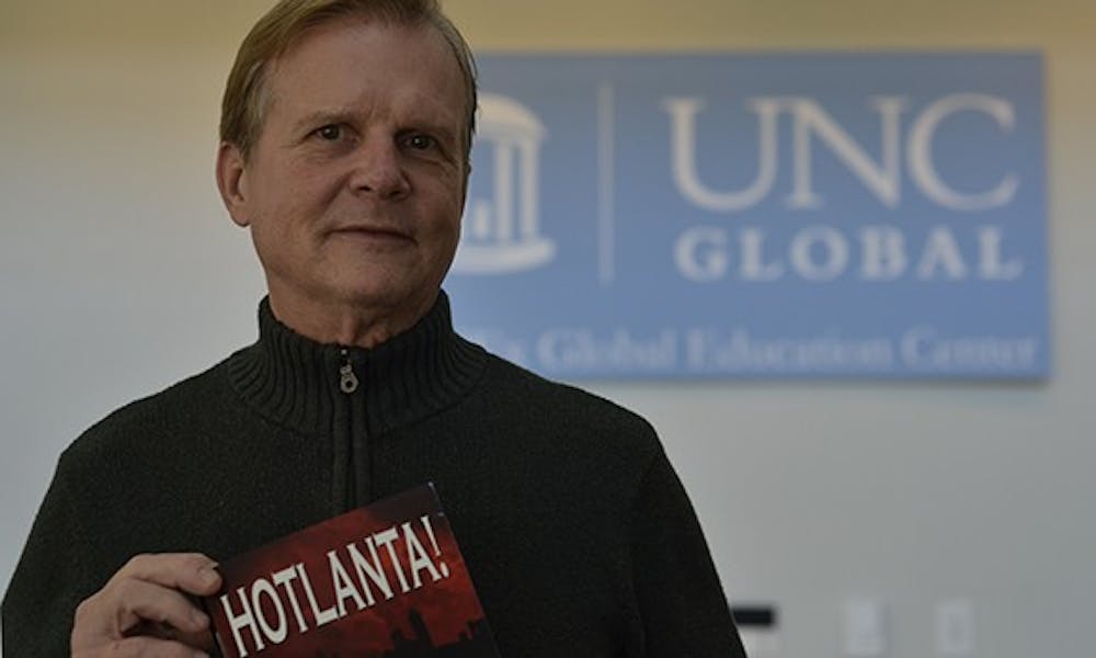 Mark Nielsen will host an official book launch for his first book, Hotlanta!, on Friday at the Fedex Global Education Center.