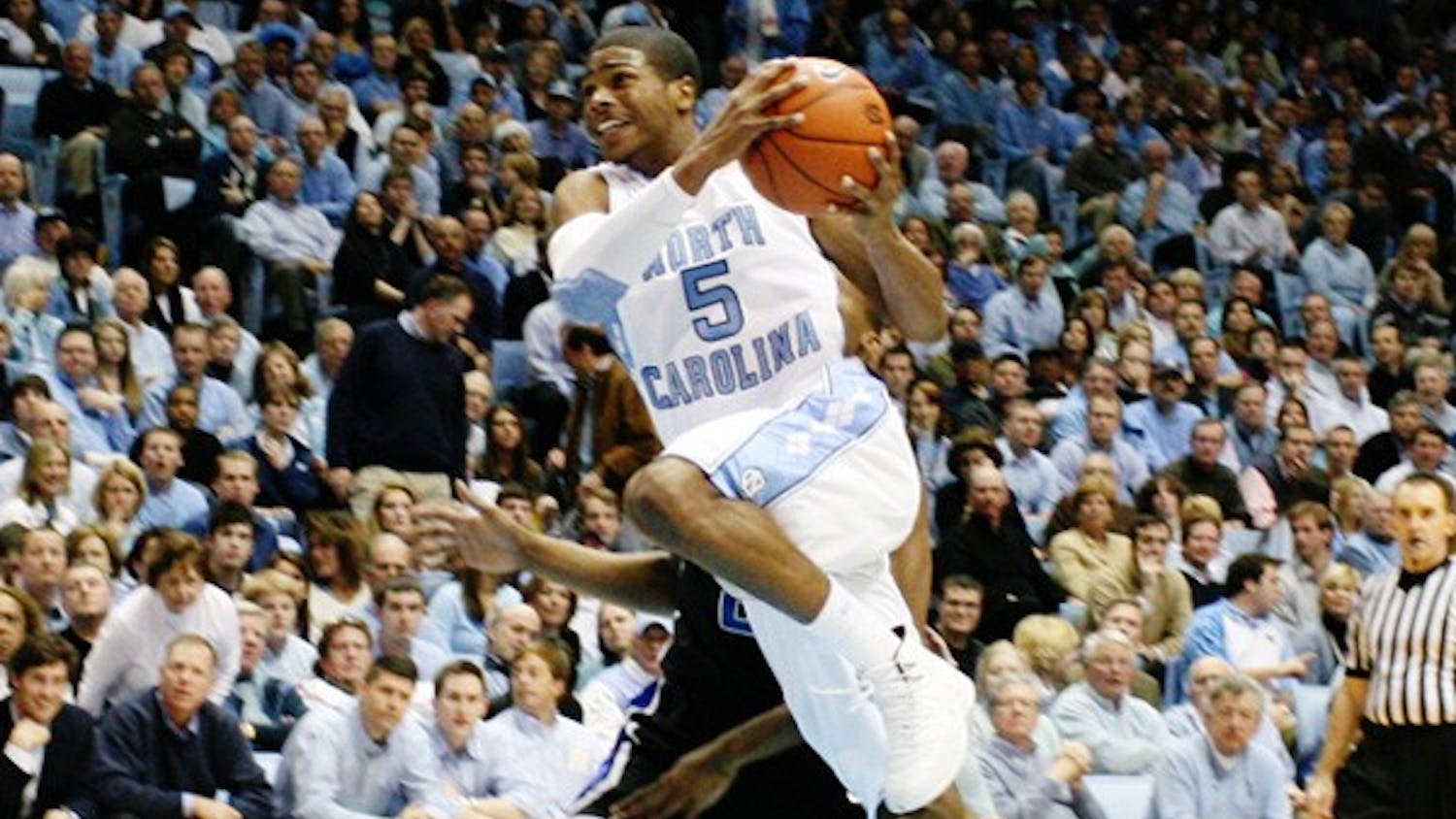 Dexter Strickland averages 5.6 points per game for UNC in his first season. DTH File/Phong Dinh