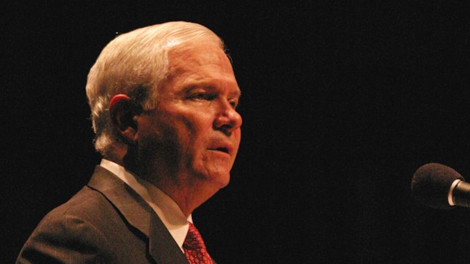 Secretary of Defense Robert Gates spoke at Duke University on Wednesday. “If America’s best and brightest young people will not step forward, who then can we count on to protect and sustain the greatness of the country?” he said. 