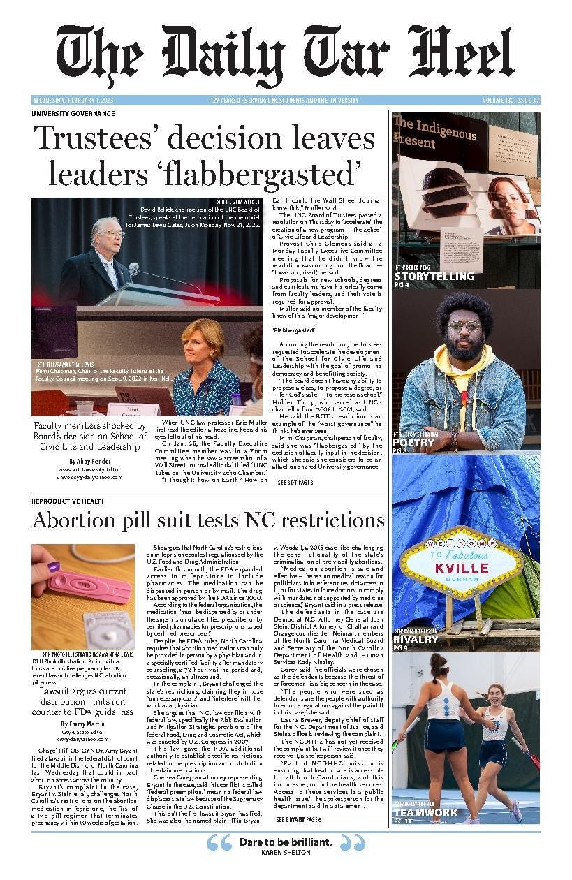 The Daily Tar Heel