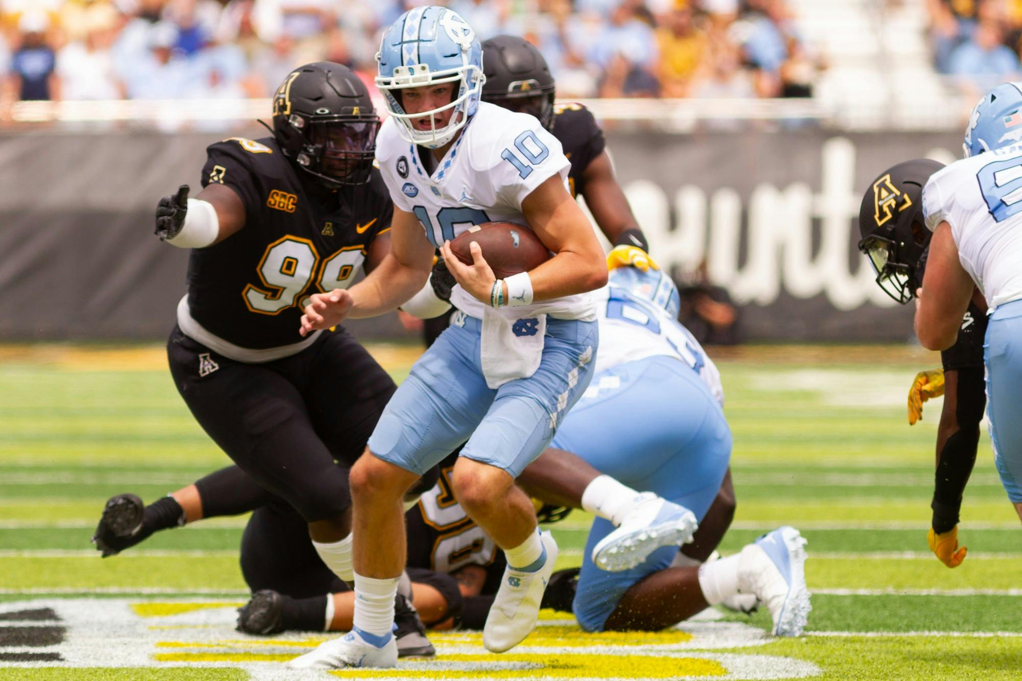 UNC football defeats App State 63-61 in high-scoring instant classic - The  Daily Tar Heel