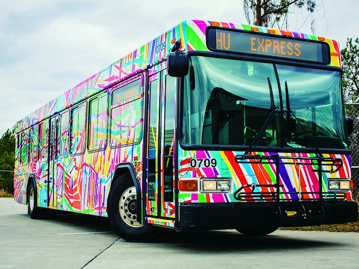 Bus Art Wrap Mary Carter Taub