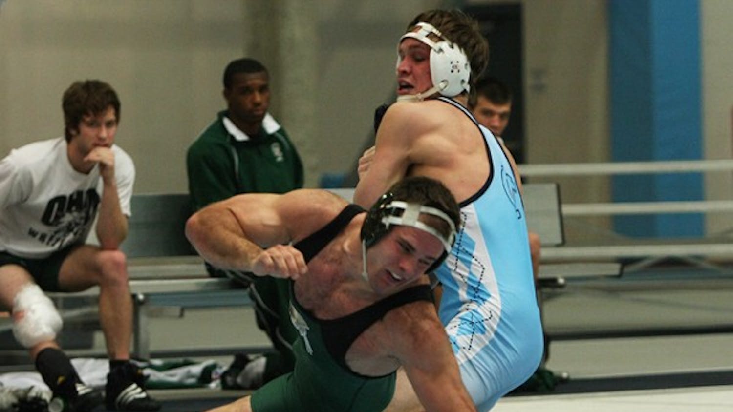 Senior Dennis Drury has anchored North Carolina’s lineup at the 197-pound weight class. DTH File