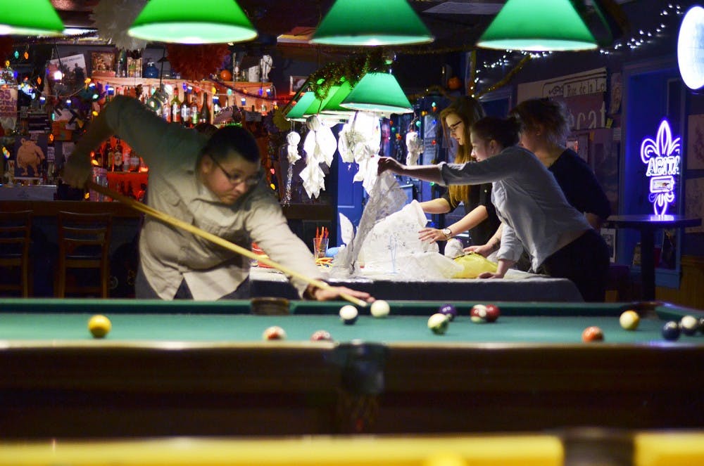 Bars that apply to be "private clubs" do not have to get sanitation inspections. Zog's Art Bar and Pool Hall is a private club on Henderson Street.