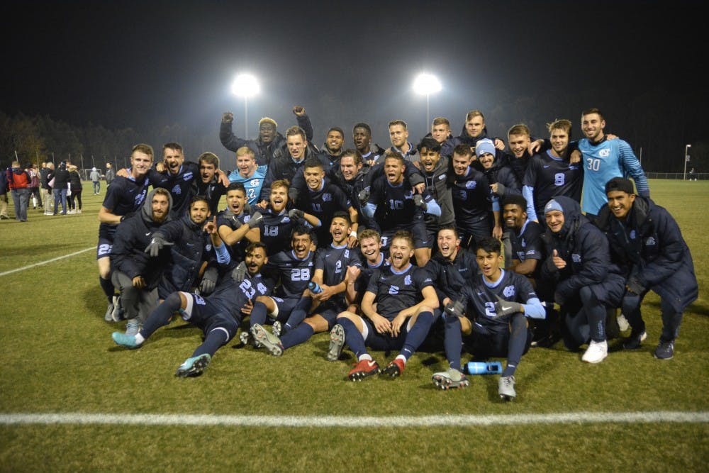 UNC Men's Soccer defeated Fordham University, 2-1 on Saturday night, to advance to the Final Four of the NCAA tournament.