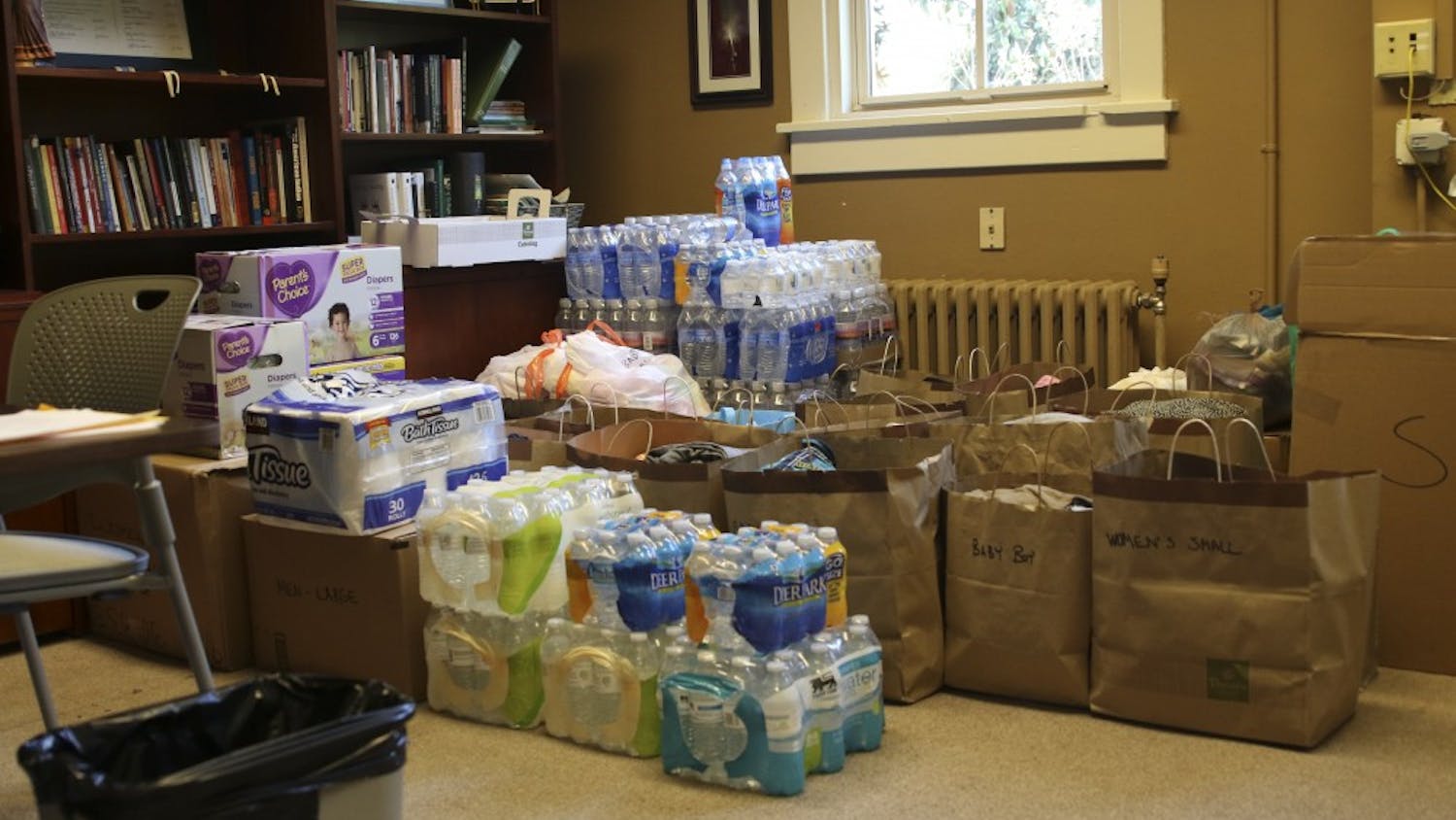 Abernethy Hall is collecting supplies for Hurricane Matthew relief efforts
