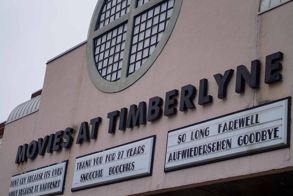 The Regal Timberlyne Theater on Oct. 12, 2020, which Cary-based developers plan on turning into office space.