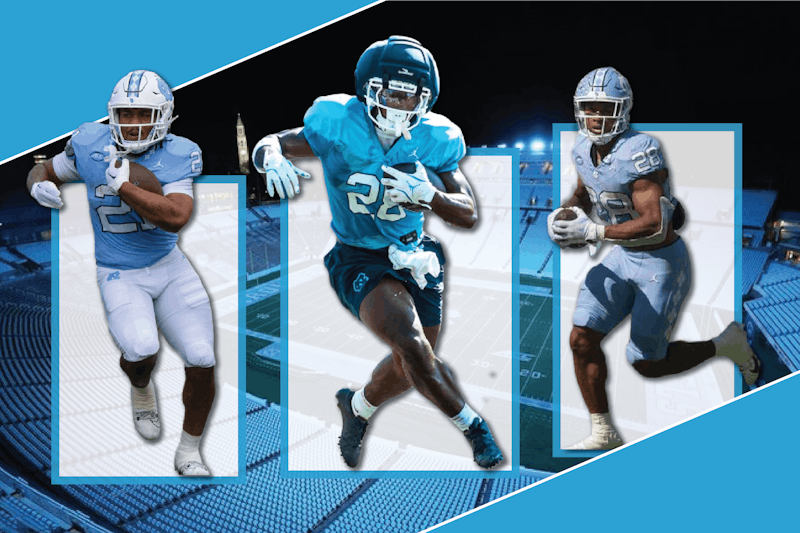 UNC running backs seek to fill void left by Omarion Hampton UNC running backs seek to fill void left by Omarion Hampton