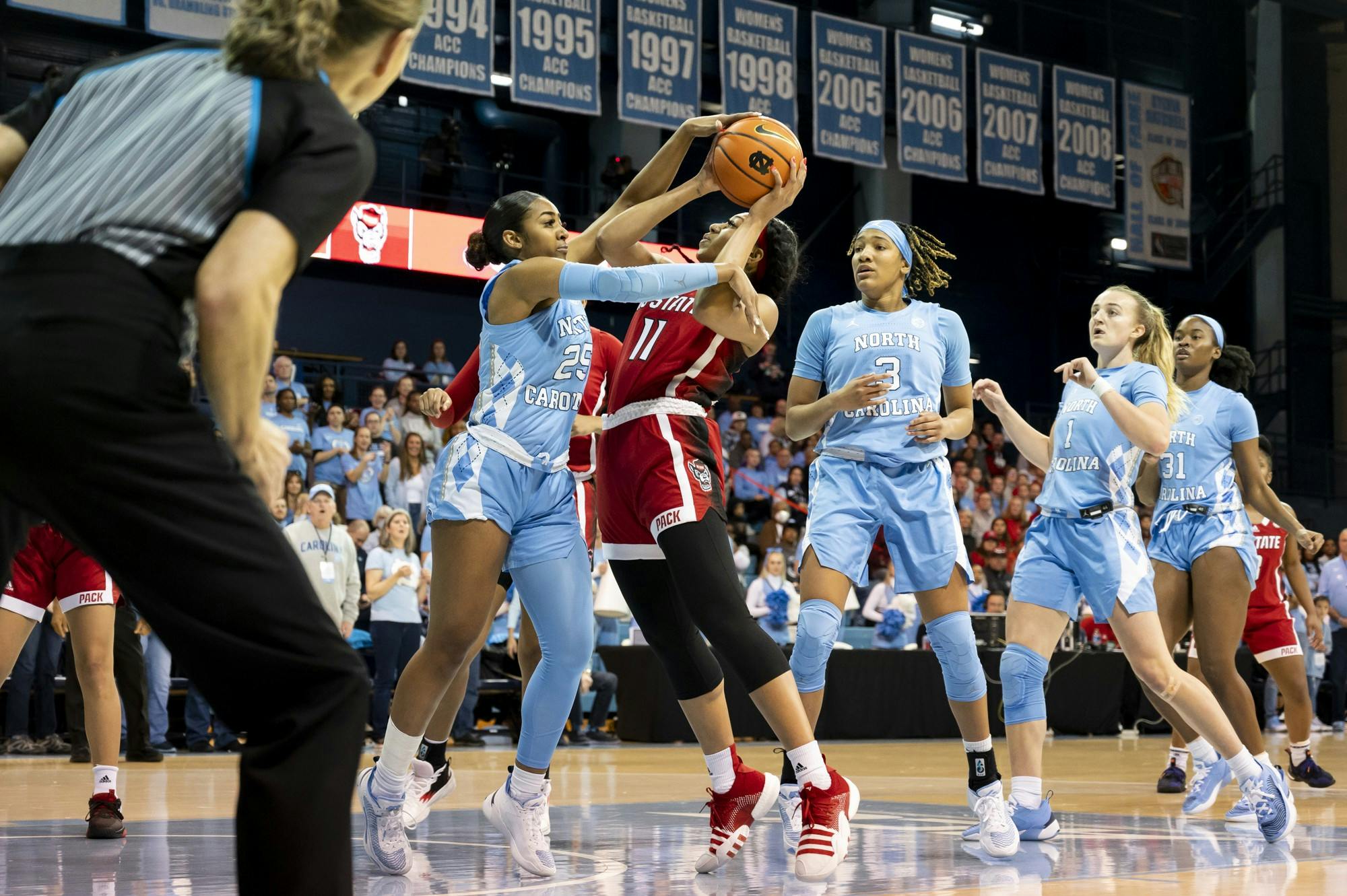 UNC Women's Basketball Earns 56-47 Rivalry Win Over N.C. State