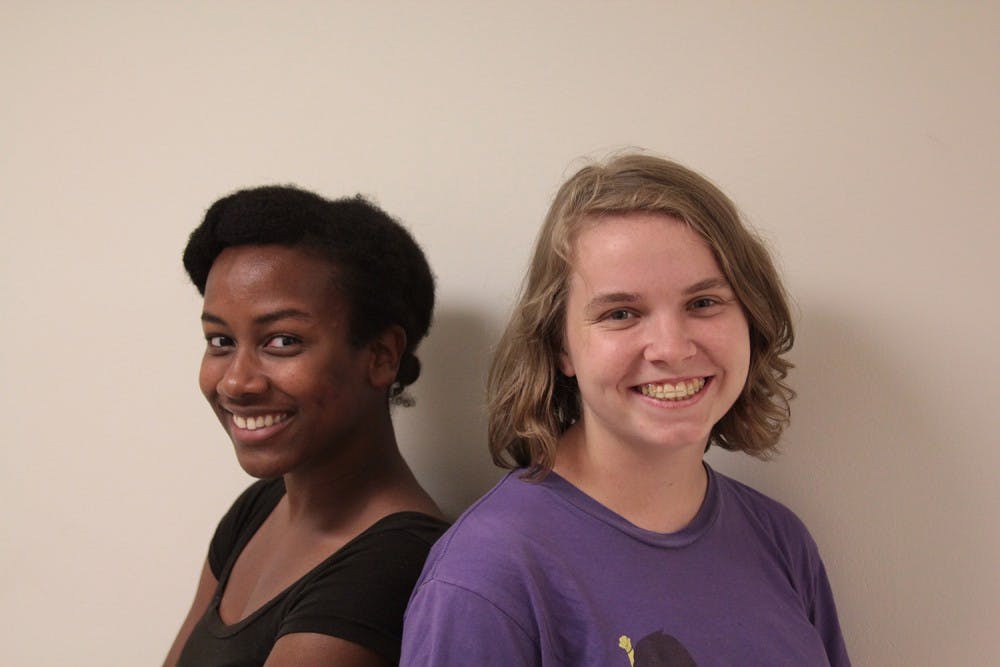 <p>Juniors Studio Art and English major Diandra Dwyer (left)&nbsp;and&nbsp;Media & Journalism and Global Studies major Maggie Shibley have big plans for Carolina Animators Anonymous, a new club on campus. Dwyer is the club's president; Shibley is vice-president.</p>