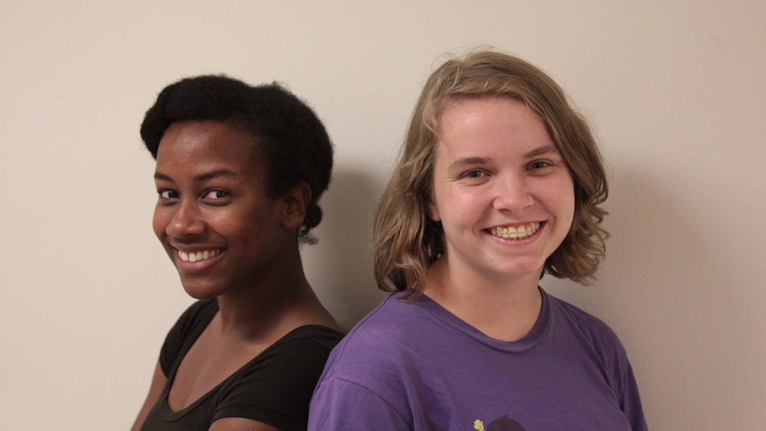 Juniors Studio Art and English major Diandra Dwyer (left)&nbsp;and&nbsp;Media & Journalism and Global Studies major Maggie Shibley have big plans for Carolina Animators Anonymous, a new club on campus. Dwyer is the club's president; Shibley is vice-president.