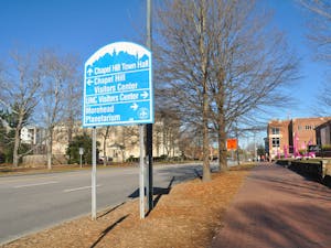 Franklin Street in Chapel Hill, North Carolina is pictured on Tuesday, Jan. 24, 2023. Chapel Hill has been awarded $2 million from Community Project Funding that will go towards downtown streetscape improvements.