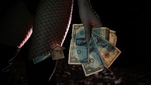 DTH photo illustration of a stripper. 