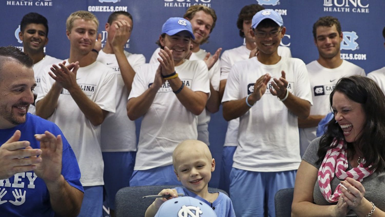 5-year-old&nbsp;Mick&nbsp;Macholl was officially signed to the UNC men's tennis team in November. This was an honorary gesture for Mick, who died after an 18-month battle with&nbsp;neuroblastoma on Dec. 13.