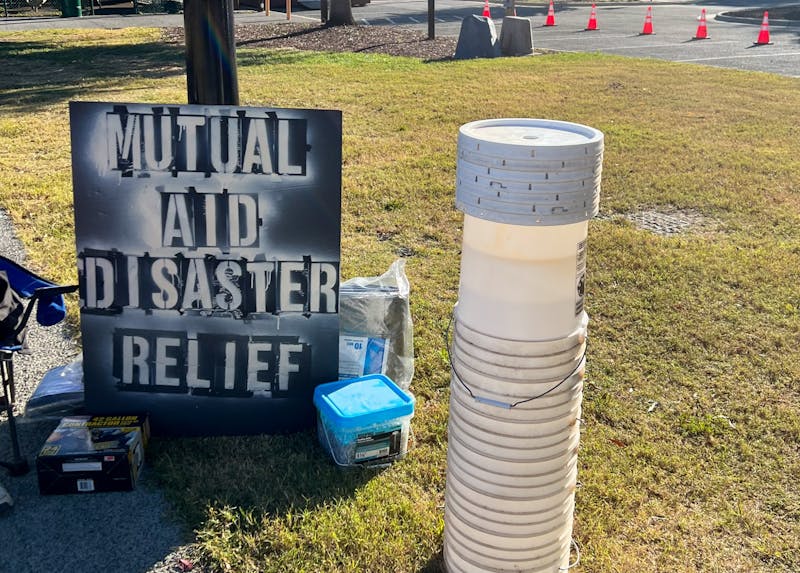 Triangle Mutual Aid holds supply drive in Carrboro for victims of