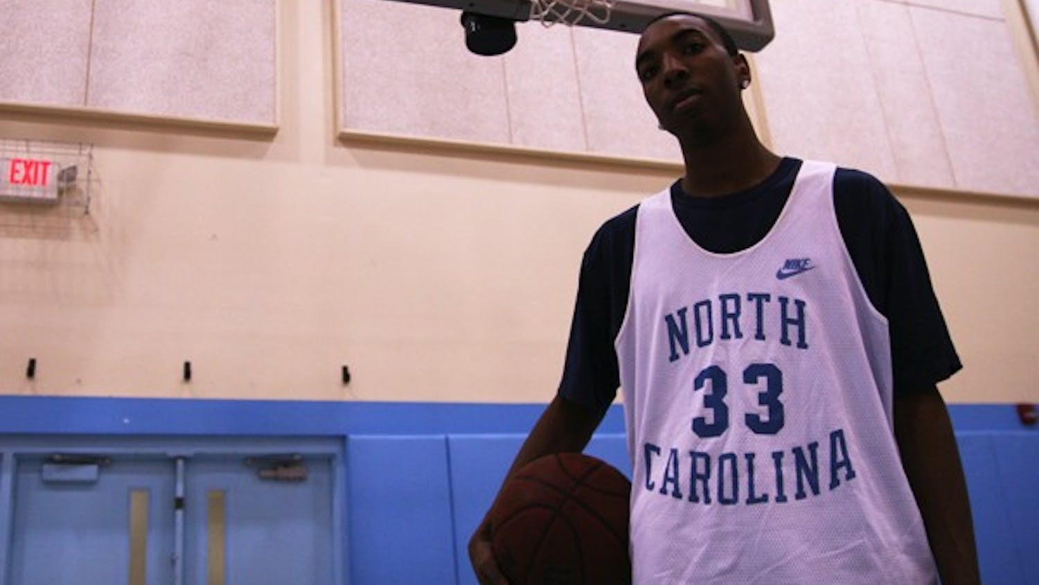 Freshman Shaun Scott plays on the UNC junior varsity basketball team. DTH/Katherine Vance