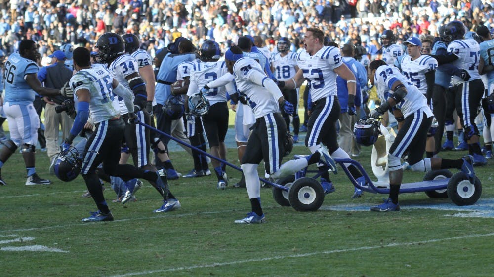 UNC lost to Duke 27-25 at Kenan Stadium in Chapel Hill, N.C. on Nov. 30. 