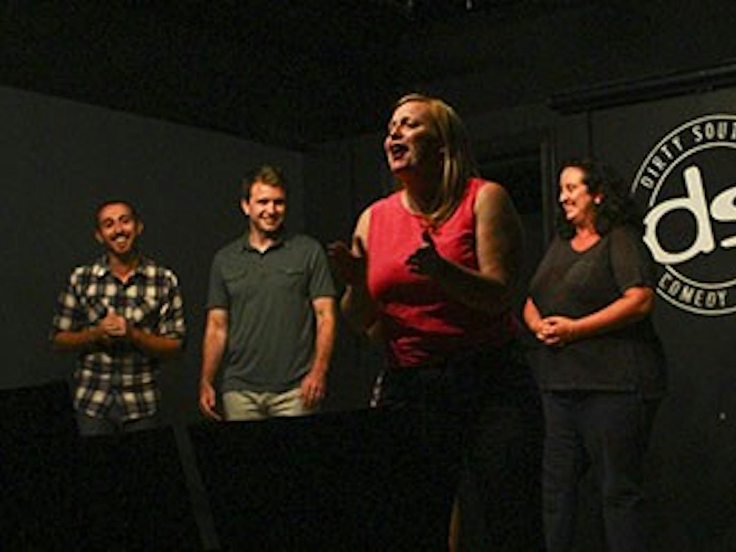 Improv 101 students put on a showcase at DSI comedy club in Chapel Hill on Tuesday evening.
