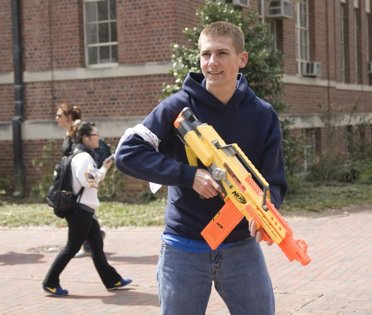 Photo; UNC gears up for third ‘Humans vs. Zombies’ battle (Cameron Brown)