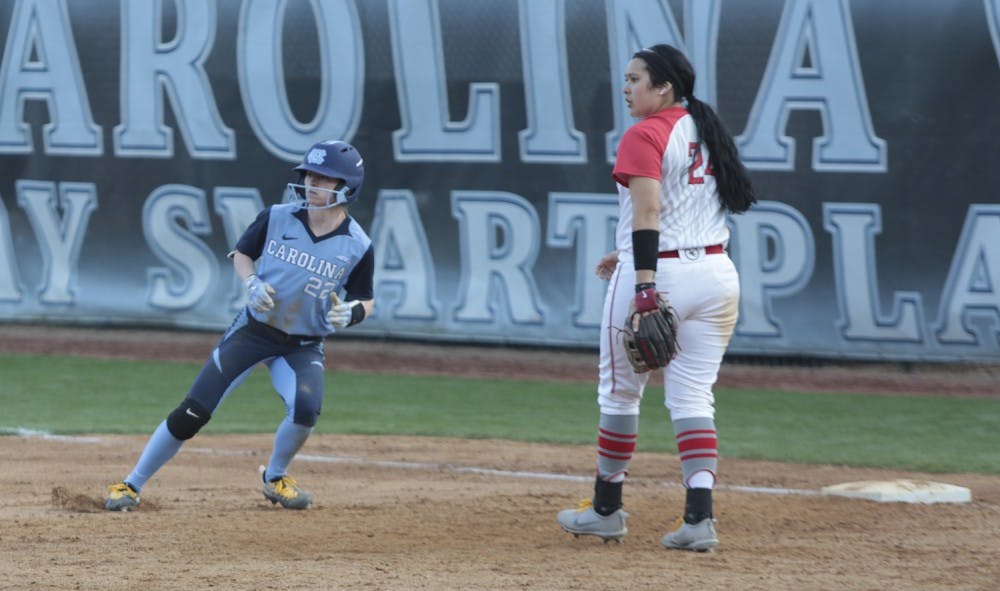The women's softball team played a home game against Ohio State on Friday.