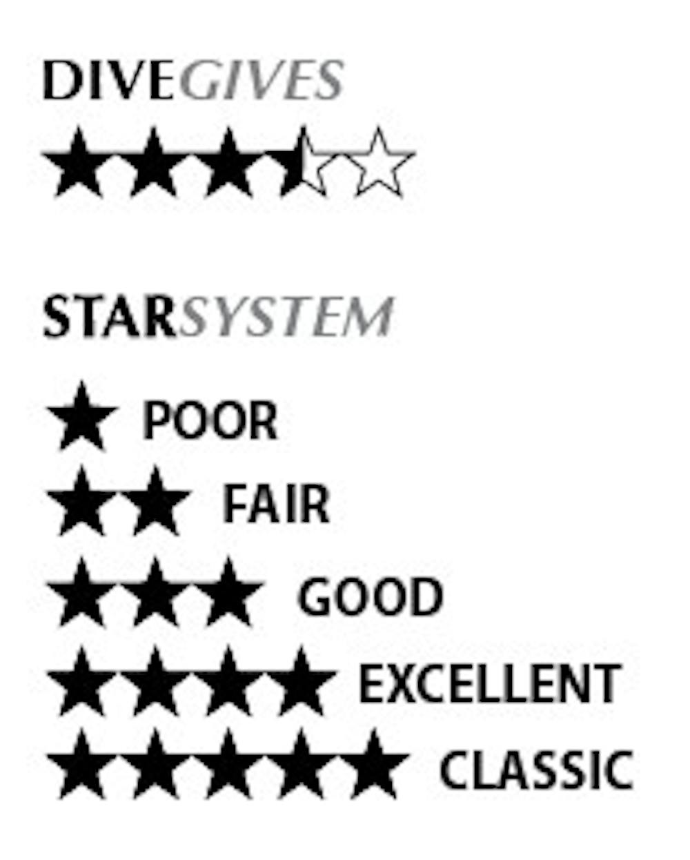 Dive gives 3.5 of 5 stars