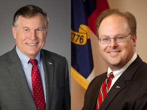 Mike Causey (left), Republican, and Wayne Goodwin, Democrat, are the candidates for N.C. commissioner of insurance. Photos courtesy of Causey and Goodwin.