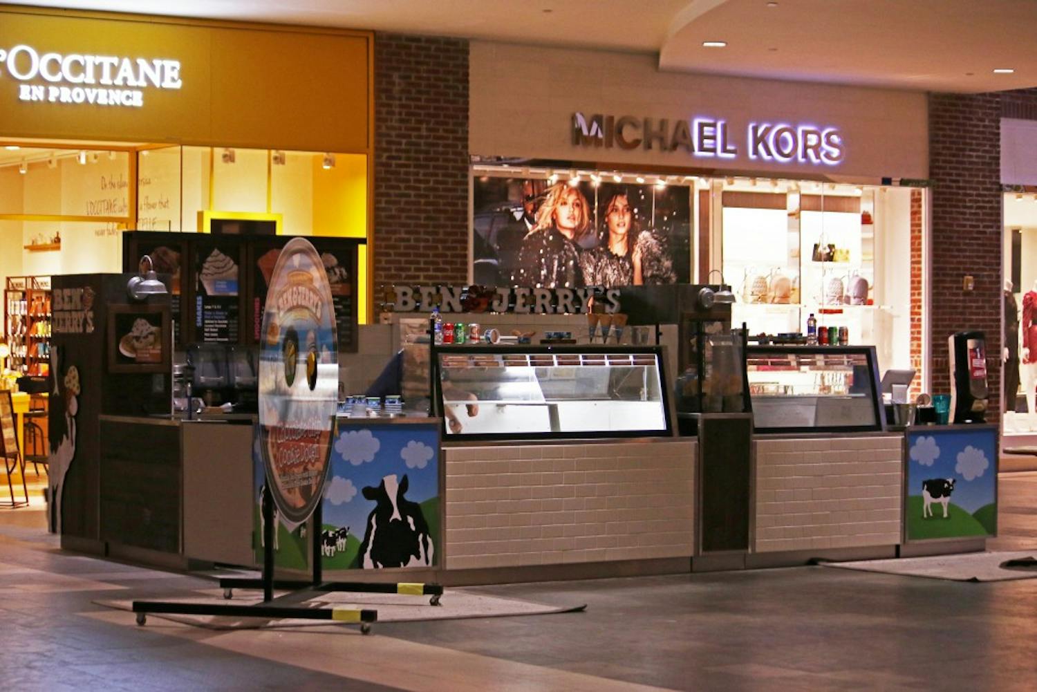Ben and Jerry's opened a new location at Southpoint Mall in Durham, NC