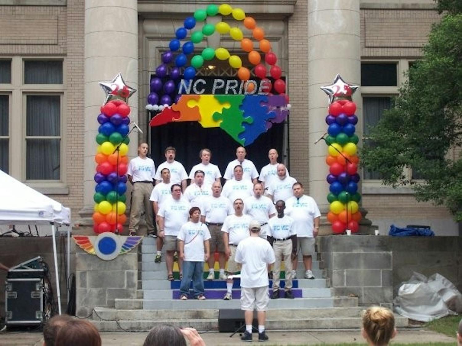 Photo Courtesy of Ken Dayton with the Triangle Gay Men's Chorus. 