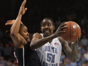 	Senior Jessica Breland leads UNC in defensive rebounds this season after missing all of last year while being treated for Hodgkin’s lymphoma. Breland will be out for at least 10 days as she recovers from a knee injury.