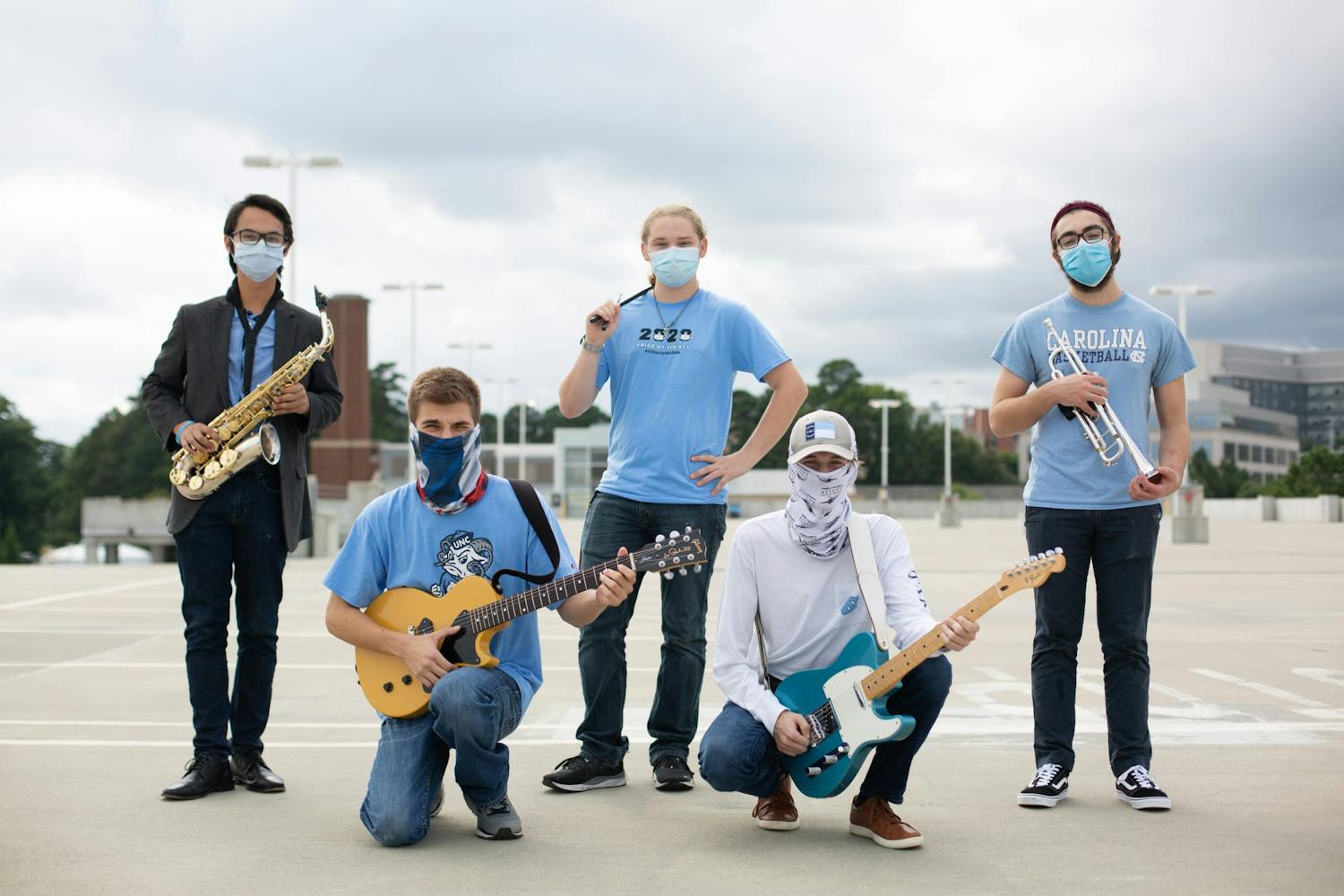 Meet five of the members of newly-formed UNC first-years' band Gum Box