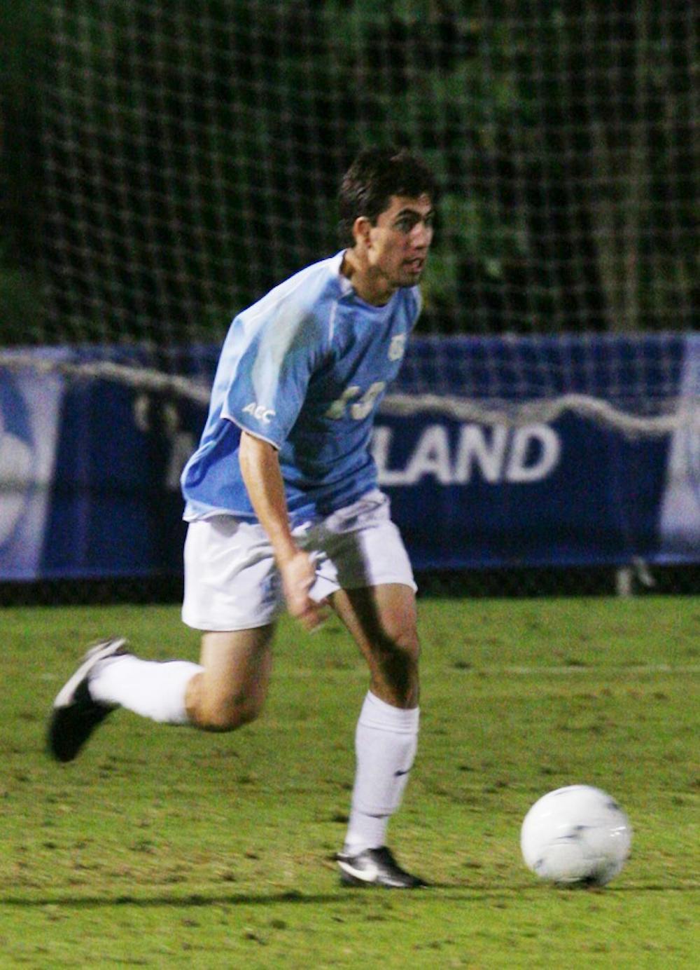 Senior midfielder Michael Farfan had a goal and an assist in UNC’s win against N.C. State in the ACC Tournament quarterfinals Wednesday.