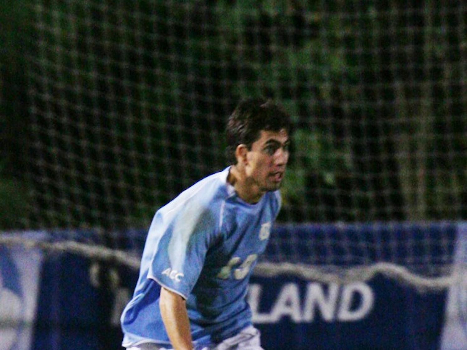 Senior midfielder Michael Farfan had a goal and an assist in UNC’s win against N.C. State in the ACC Tournament quarterfinals Wednesday.