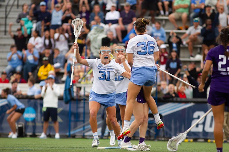 'Sam went crazy': Geiersbach's late-game heroics propel UNC women's lacrosse to NCAA title game