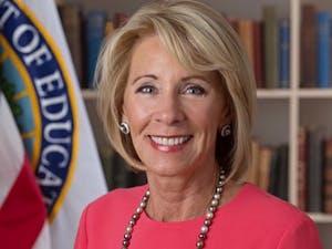 U.S. Secretary of Education Betsy DeVos. Photo courtesy of the U.S. Department of Education.